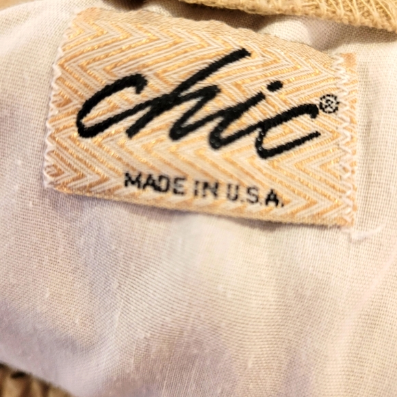 VINTAGE CHIC COTTON TWILL SKIRT - Picture 4 of 8